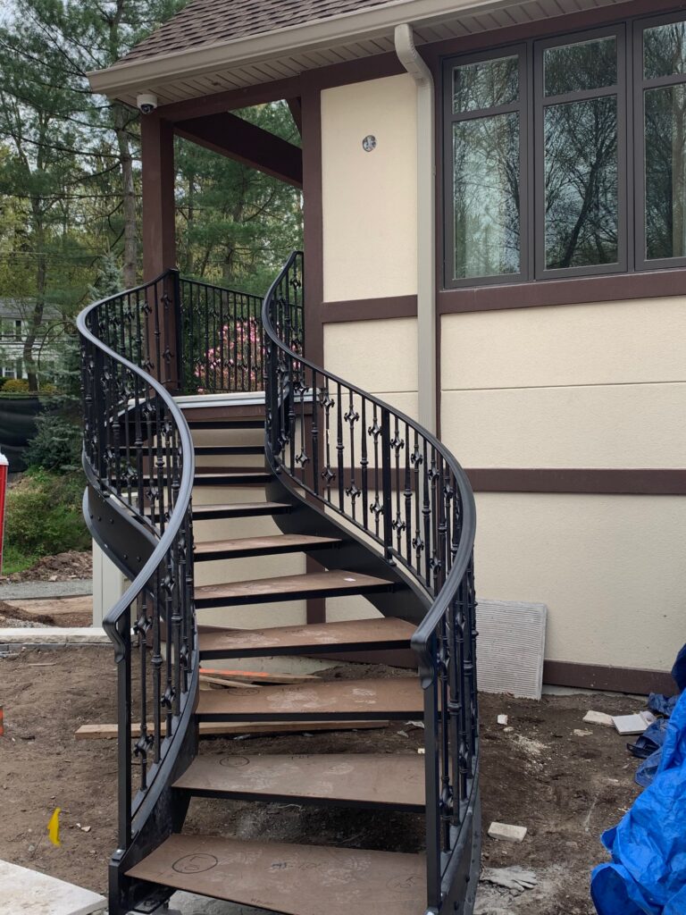 Custom Curved Railing