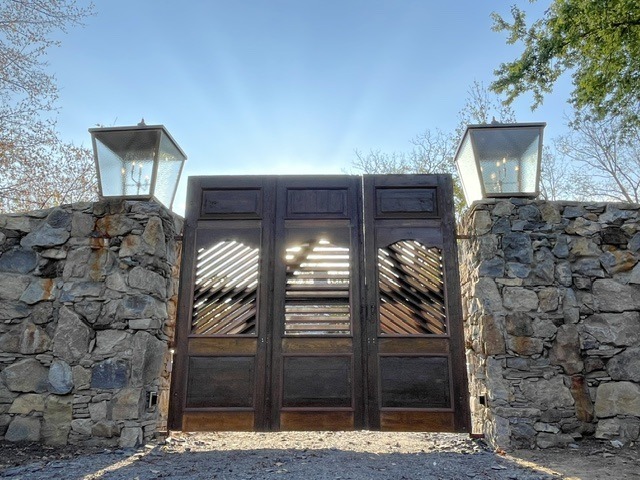 Oversized Driveway Entry