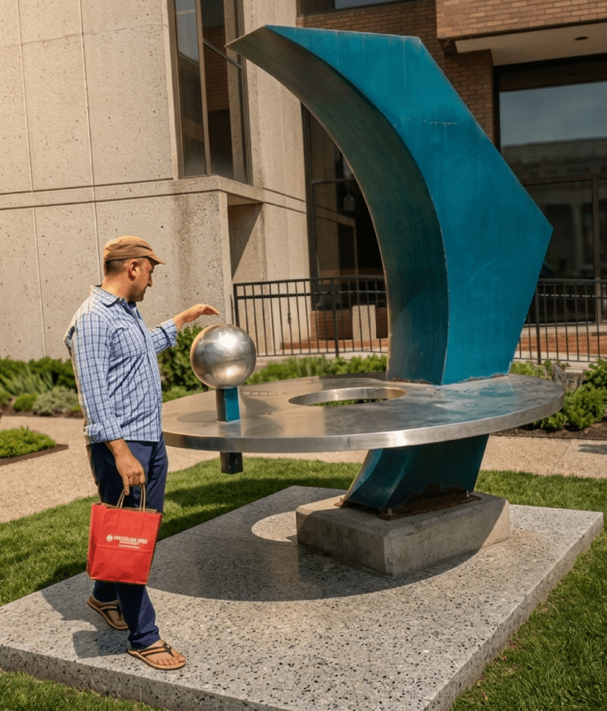 Sculpture and Artist Robert